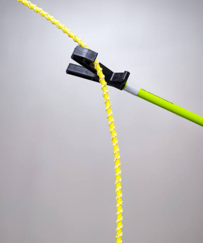 LoadGuider head shown engaging a rope
